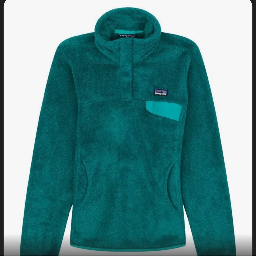 Patagonia Pullover Teal Fleece S